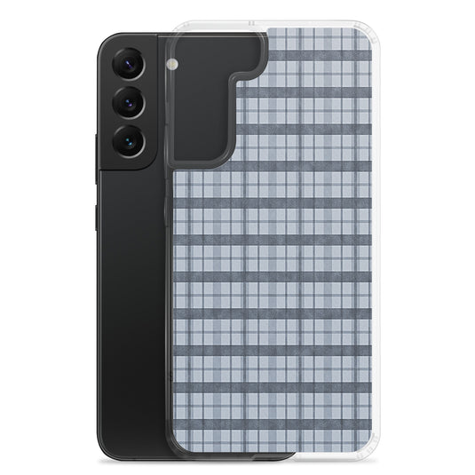 Burberry Blue Samsung Clear Thin Case CREATIVETECH