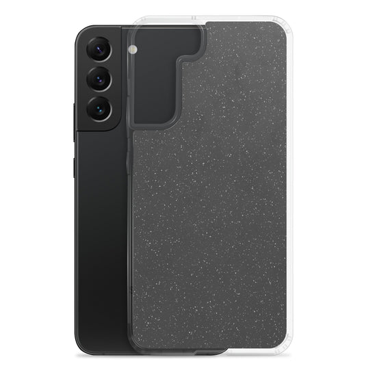 Black Speckled Samsung Clear Thin Case CREATIVETECH