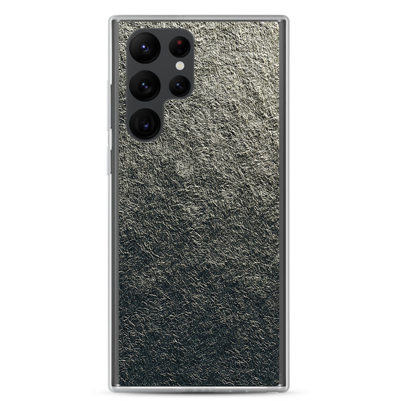 Load image into Gallery viewer, Golden Foil Metal Samsung Clear Thin Case CREATIVETECH