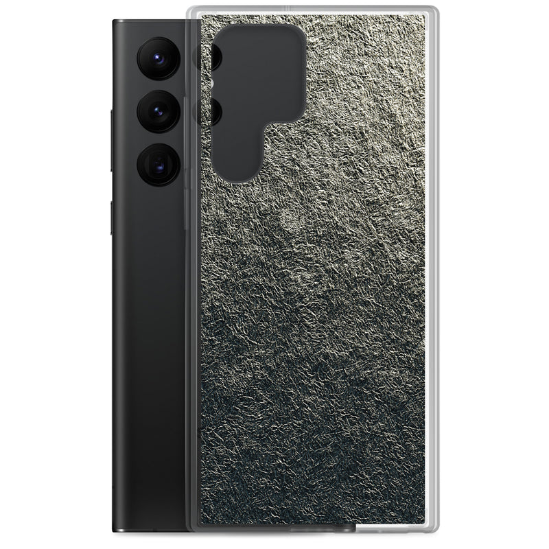 Load image into Gallery viewer, Golden Foil Metal Samsung Clear Thin Case CREATIVETECH