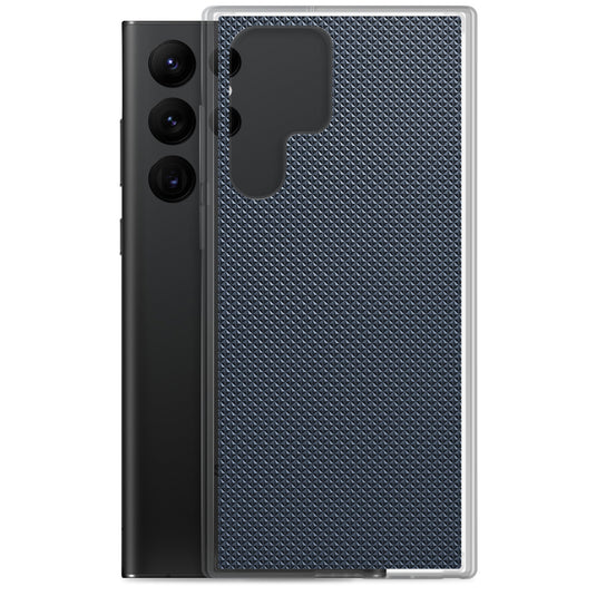 Graphite Dark Grey Stone Samsung Clear Thin Case CREATIVETECH