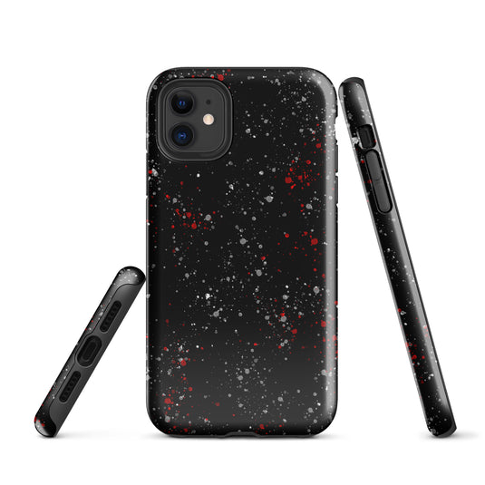 Painted Black Red White iPhone Case Hardshell 3D Wrap Thermal CREATIVETECH