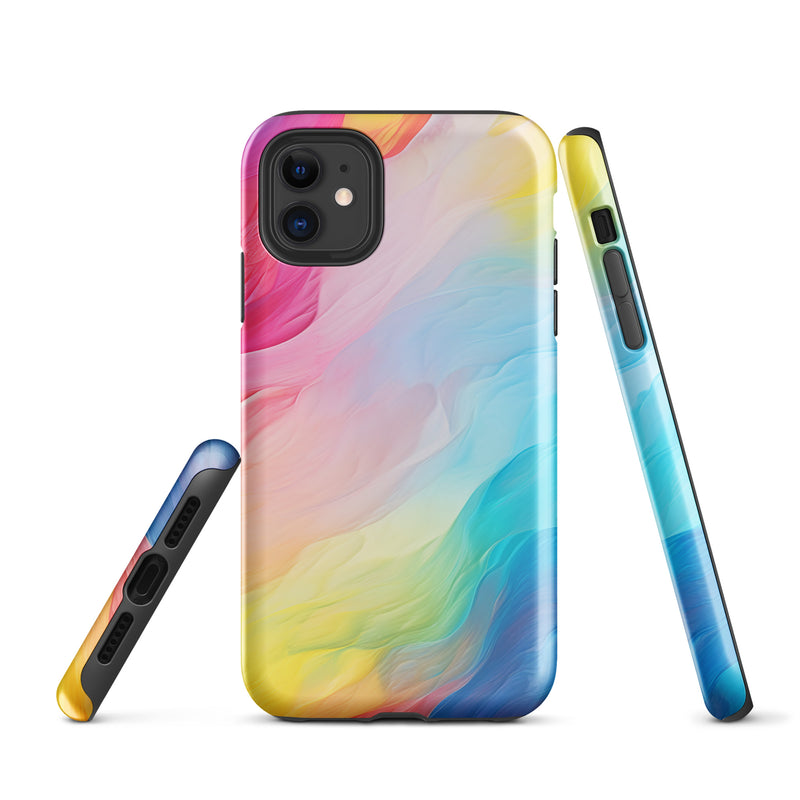 Load image into Gallery viewer, Pride Painting iPhone Case Hardshell 3D Wrap Thermal CREATIVETECH