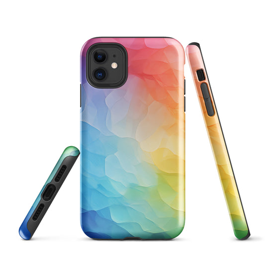 Pride Painted Glass iPhone Case Hardshell 3D Wrap Thermal CREATIVETECH