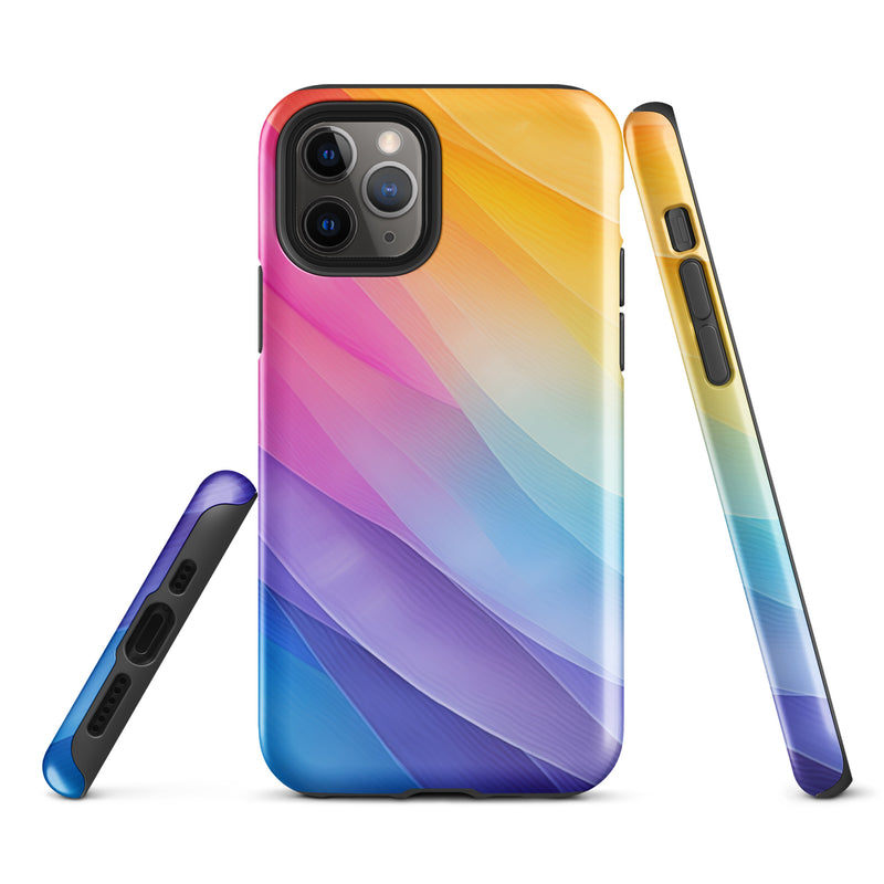 Load image into Gallery viewer, Pride Flag iPhone Case Hardshell 3D Wrap Thermal CREATIVETECH