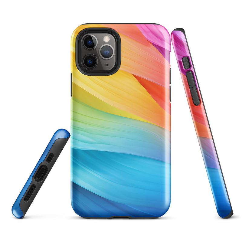 Load image into Gallery viewer, Pride Flower iPhone Case Hardshell 3D Wrap Thermal CREATIVETECH