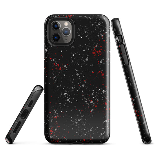 Painted Black Red White iPhone Case Hardshell 3D Wrap Thermal CREATIVETECH