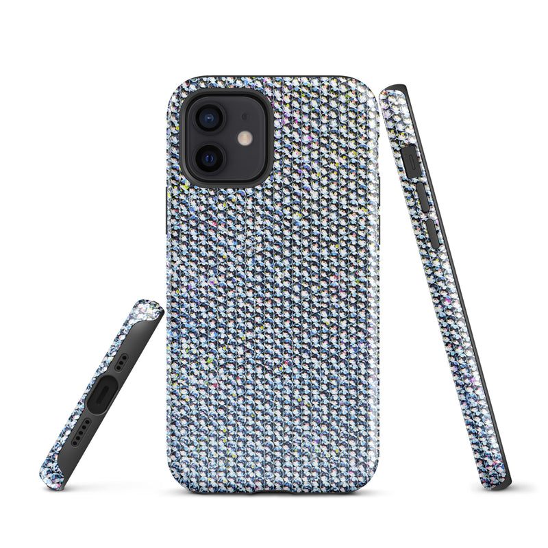 Load image into Gallery viewer, Diamonds iPhone Case Hardshell 3D Wrap Thermal CREATIVETECH