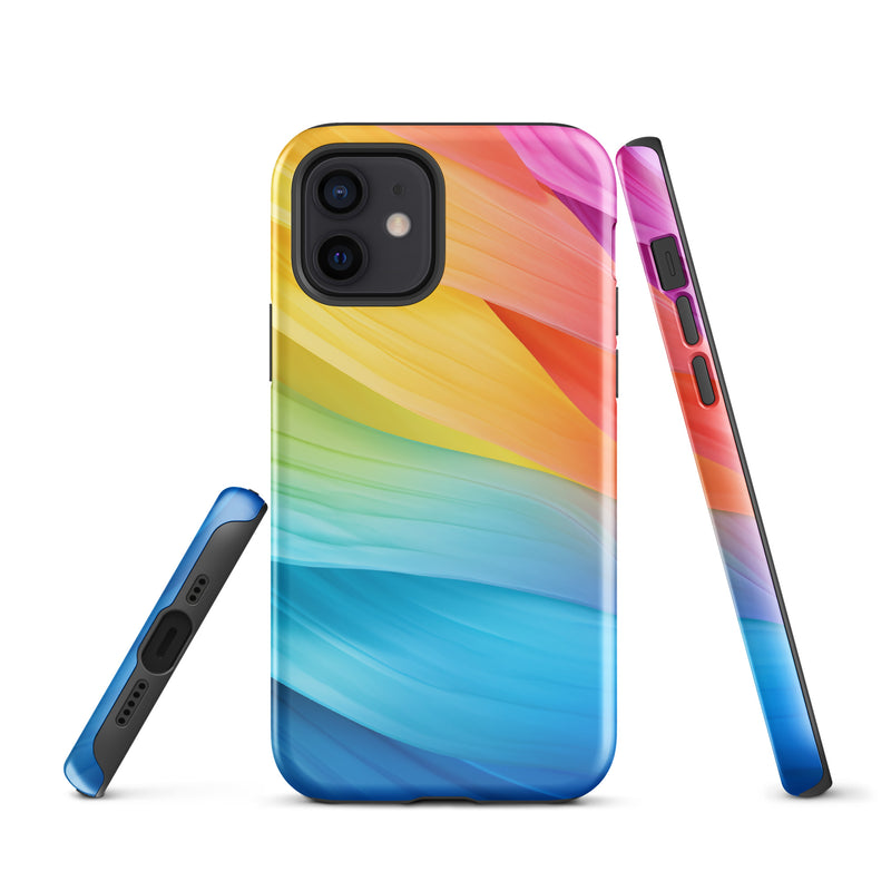 Load image into Gallery viewer, Pride Flower iPhone Case Hardshell 3D Wrap Thermal CREATIVETECH