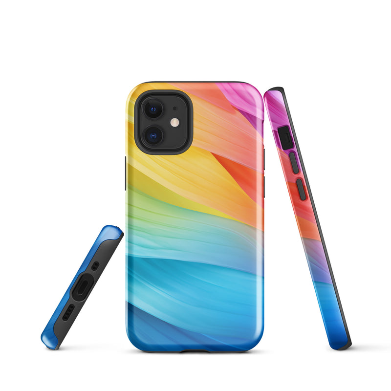 Load image into Gallery viewer, Pride Flower iPhone Case Hardshell 3D Wrap Thermal CREATIVETECH
