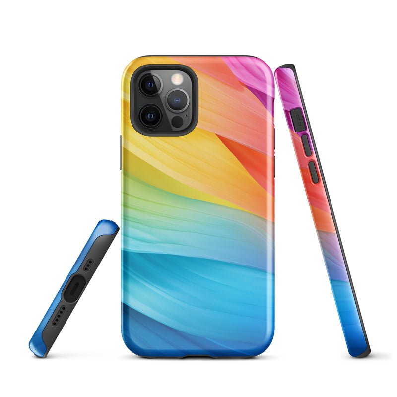Load image into Gallery viewer, Pride Flower iPhone Case Hardshell 3D Wrap Thermal CREATIVETECH