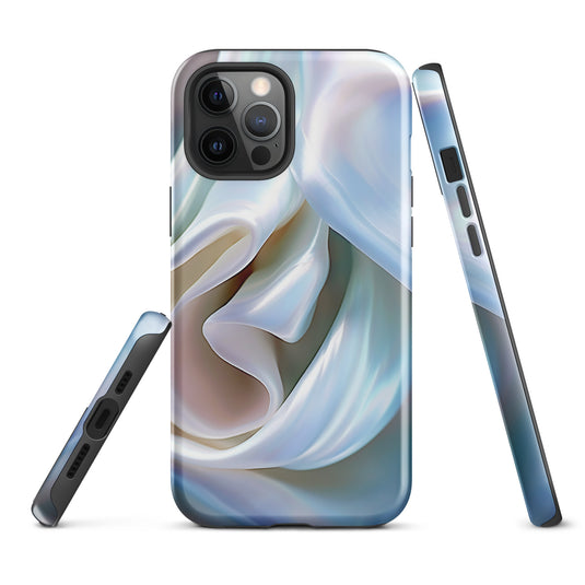Tender White Pearl iPhone Case Hardshell 3D Wrap Thermal CREATIVETECH