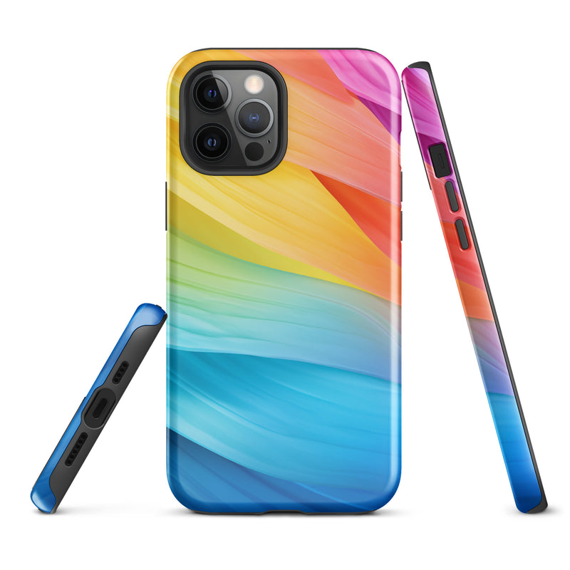 Load image into Gallery viewer, Pride Flower iPhone Case Hardshell 3D Wrap Thermal CREATIVETECH