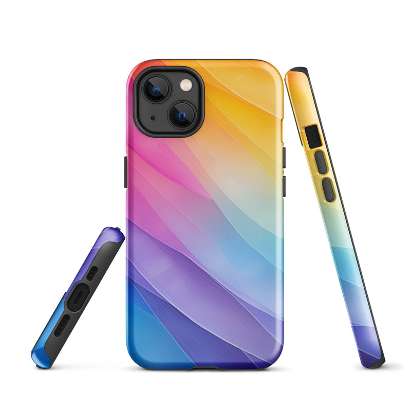 Load image into Gallery viewer, Pride Flag iPhone Case Hardshell 3D Wrap Thermal CREATIVETECH
