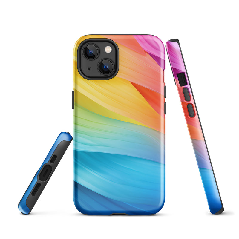 Load image into Gallery viewer, Pride Flower iPhone Case Hardshell 3D Wrap Thermal CREATIVETECH