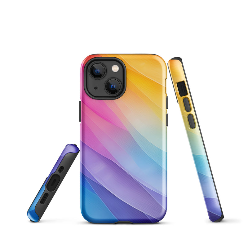 Load image into Gallery viewer, Pride Flag iPhone Case Hardshell 3D Wrap Thermal CREATIVETECH
