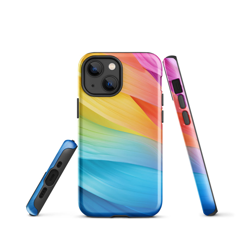 Load image into Gallery viewer, Pride Flower iPhone Case Hardshell 3D Wrap Thermal CREATIVETECH