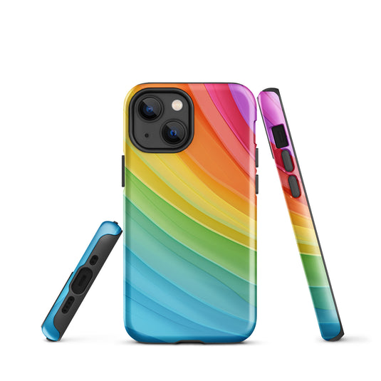 Pride Rainbow iPhone Case Hardshell 3D Wrap Thermal CREATIVETECH