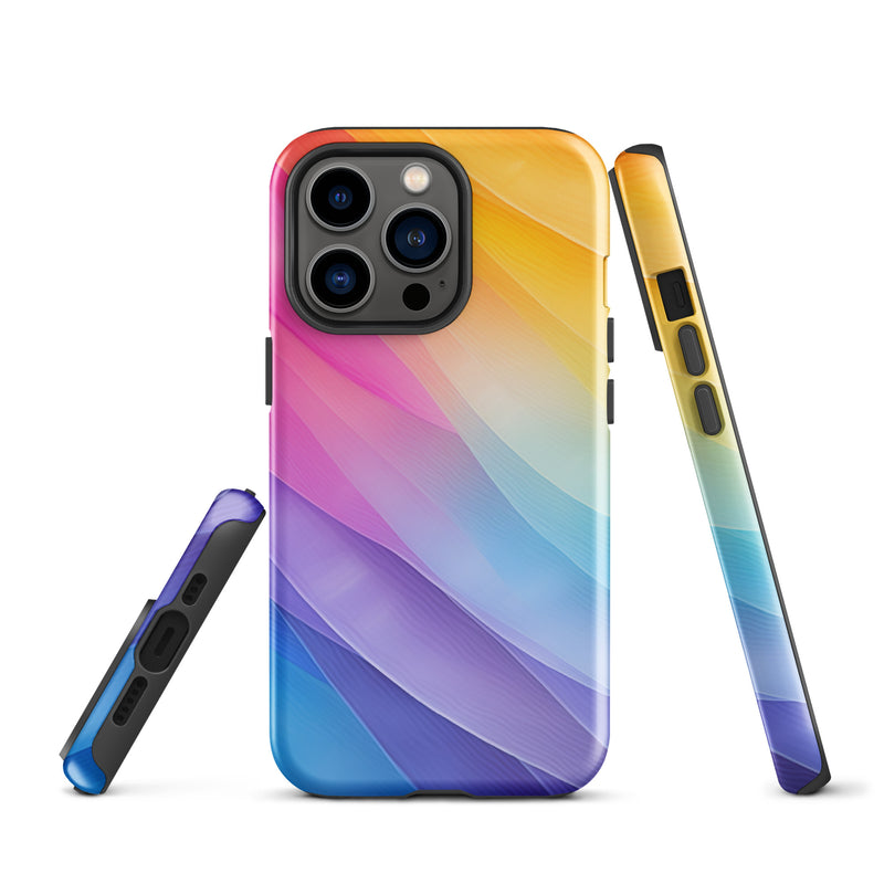 Load image into Gallery viewer, Pride Flag iPhone Case Hardshell 3D Wrap Thermal CREATIVETECH