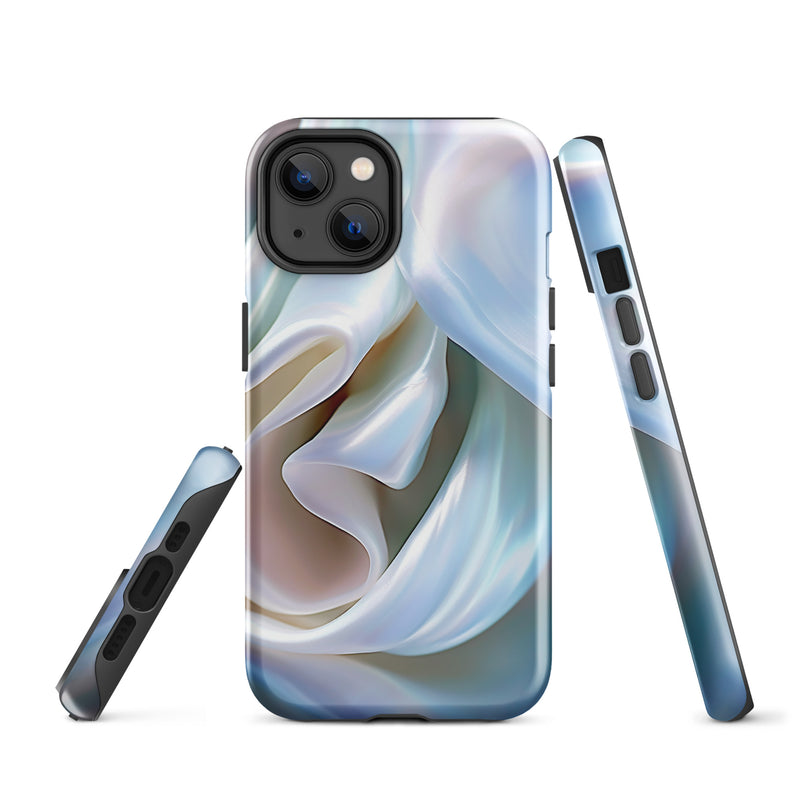 Load image into Gallery viewer, Tender White Pearl iPhone Case Hardshell 3D Wrap Thermal CREATIVETECH
