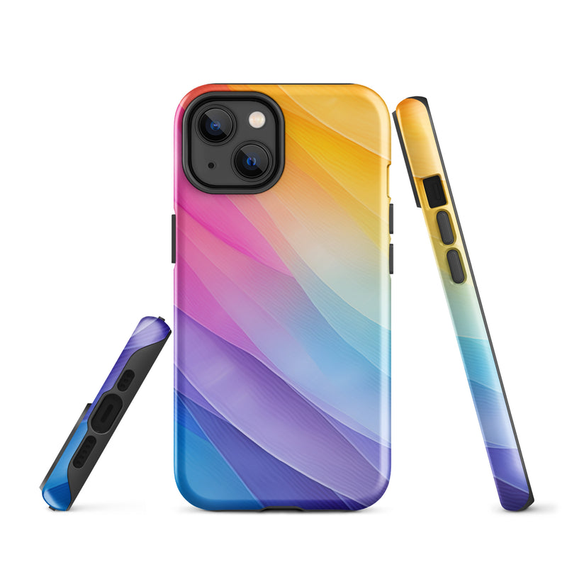 Load image into Gallery viewer, Pride Flag iPhone Case Hardshell 3D Wrap Thermal CREATIVETECH