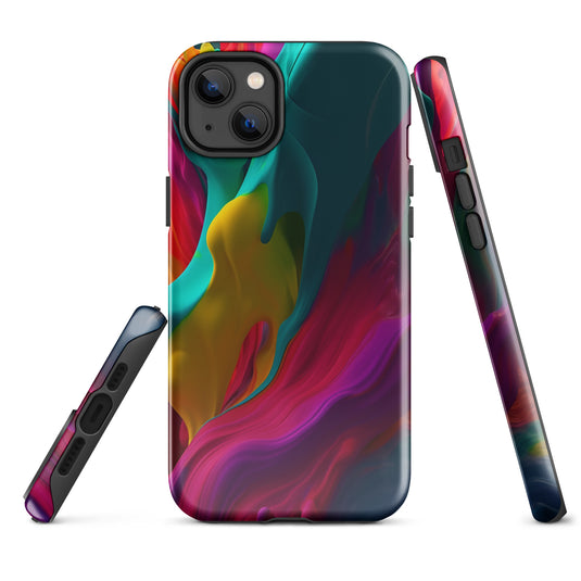 Red Purple Yellow Green Pride iPhone Case Hardshell 3D Wrap Thermal CREATIVETECH