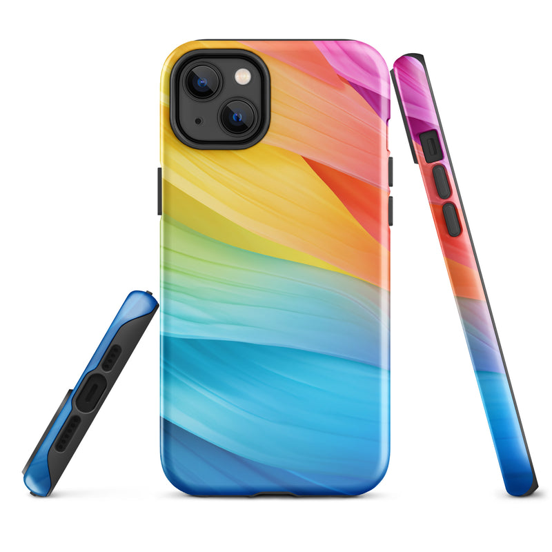 Load image into Gallery viewer, Pride Flower iPhone Case Hardshell 3D Wrap Thermal CREATIVETECH