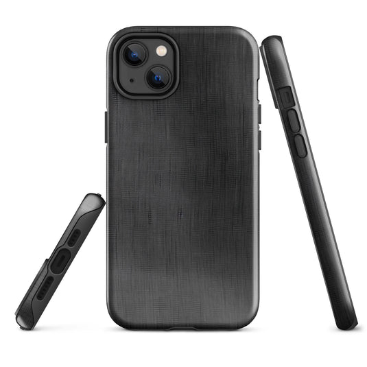 Classic Denim Dark Grey iPhone Case Hardshell 3D Wrap Thermal CREATIVETECH