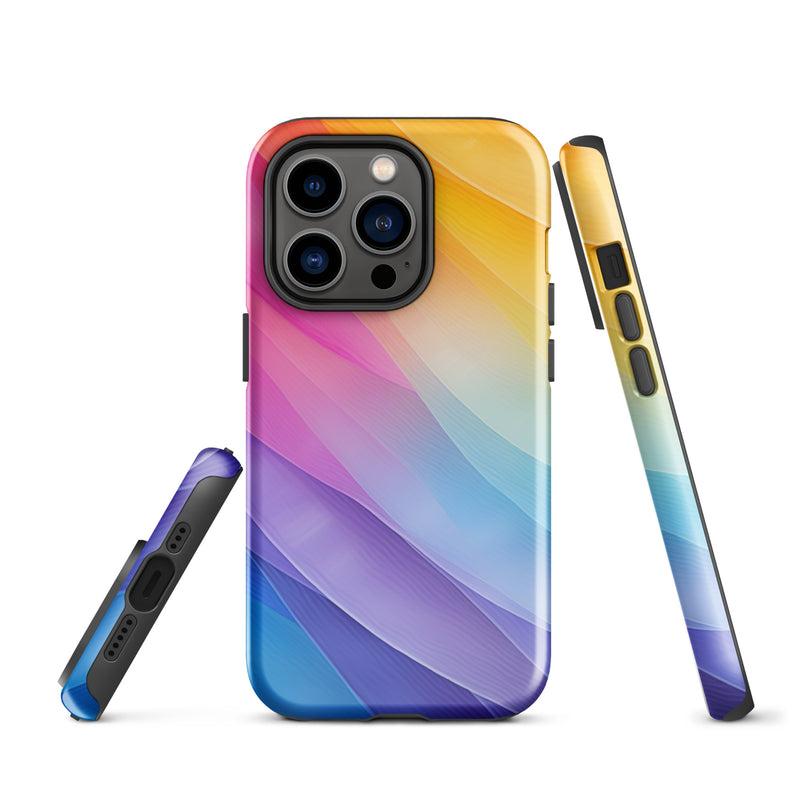 Load image into Gallery viewer, Pride Flag iPhone Case Hardshell 3D Wrap Thermal CREATIVETECH