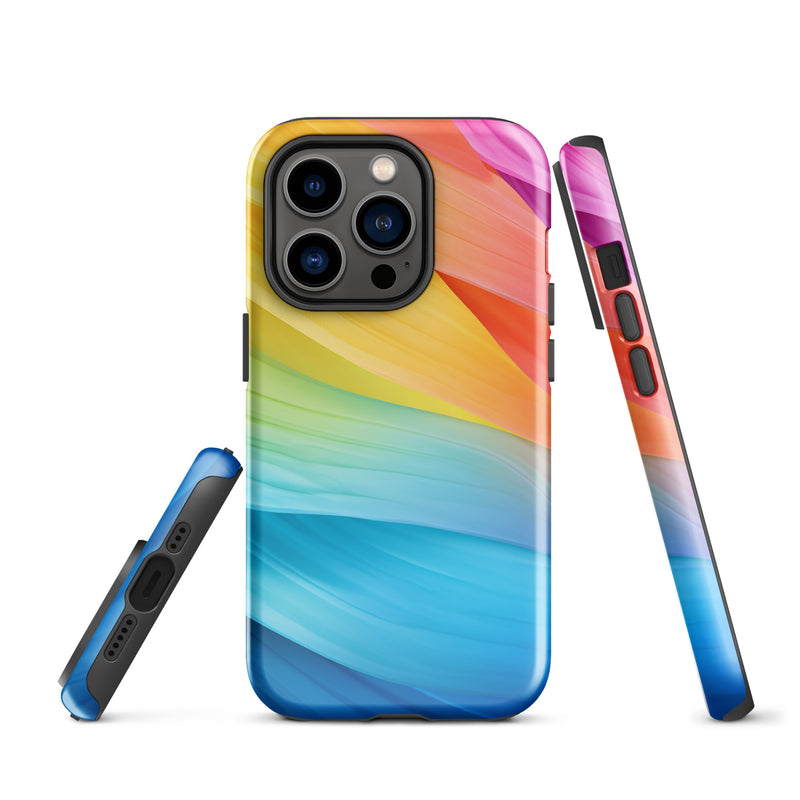 Load image into Gallery viewer, Pride Flower iPhone Case Hardshell 3D Wrap Thermal CREATIVETECH