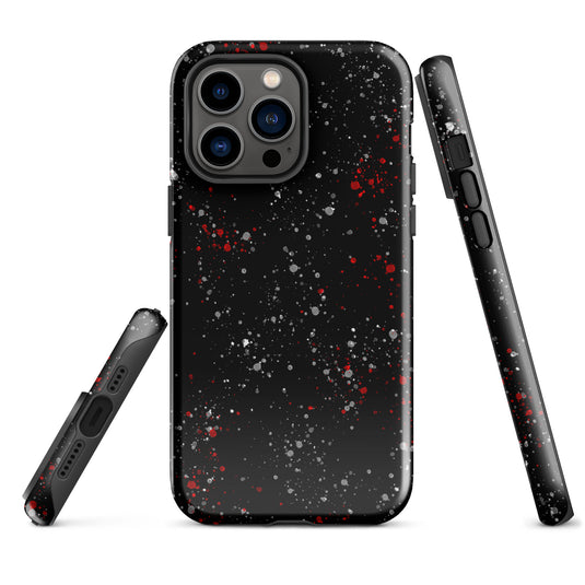 Painted Black Red White iPhone Case Hardshell 3D Wrap Thermal CREATIVETECH