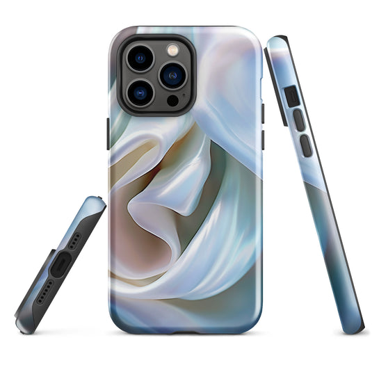 Tender White Pearl iPhone Case Hardshell 3D Wrap Thermal CREATIVETECH