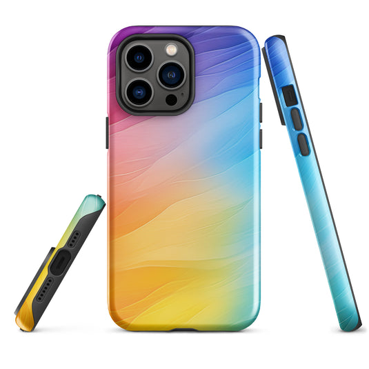 Soft Pride Colors iPhone Case Hardshell 3D Wrap Thermal CREATIVETECH