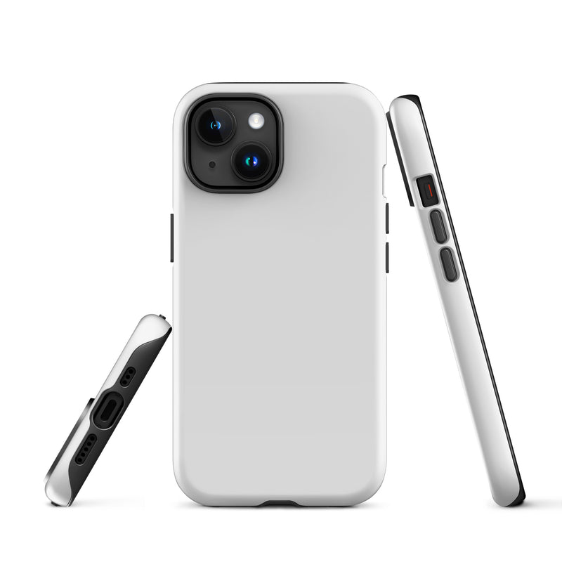 Load image into Gallery viewer, Whisper Grey iPhone Case Hardshell 3D Wrap Thermal Plain Color CREATIVETECH