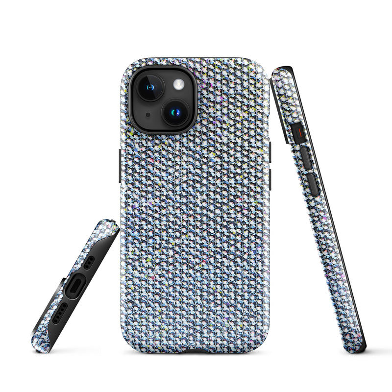 Load image into Gallery viewer, Diamonds Jewel Stone iPhone Case Hardshell 3D Wrap Thermal CREATIVETECH