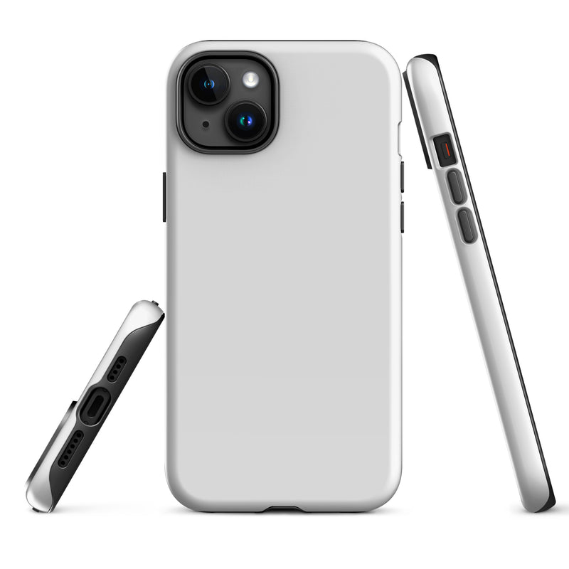 Load image into Gallery viewer, Whisper Grey iPhone Case Hardshell 3D Wrap Thermal Plain Color CREATIVETECH