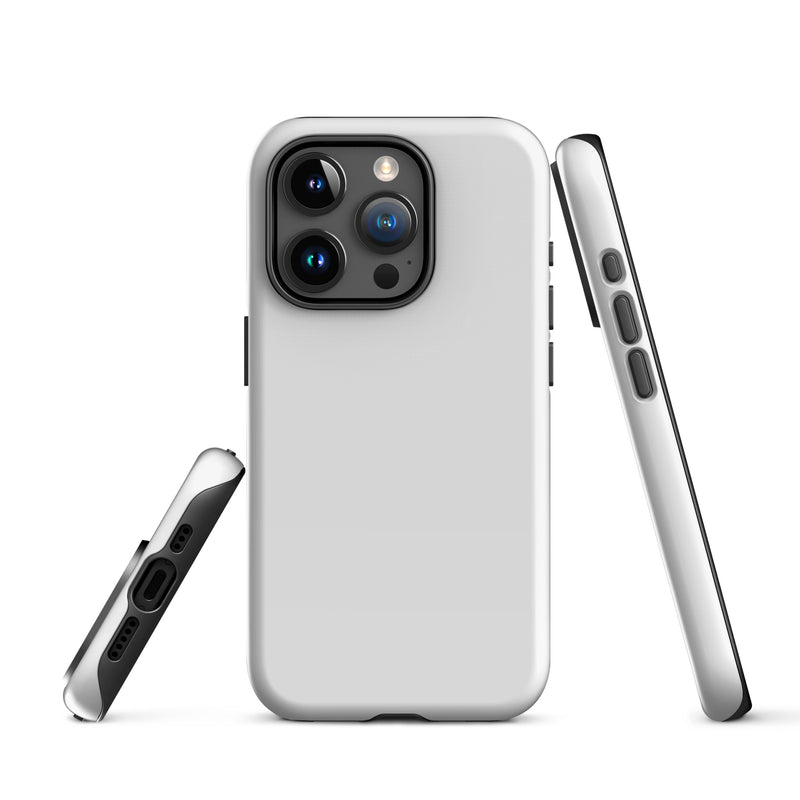 Load image into Gallery viewer, Whisper Grey iPhone Case Hardshell 3D Wrap Thermal Plain Color CREATIVETECH