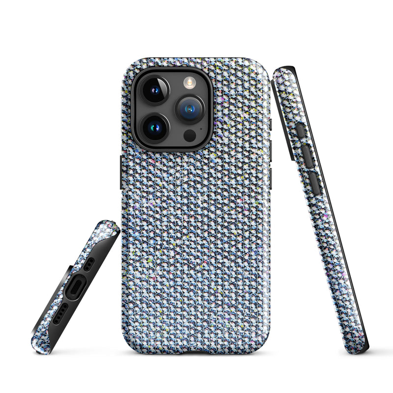 Load image into Gallery viewer, Diamonds Jewel Stone iPhone Case Hardshell 3D Wrap Thermal CREATIVETECH