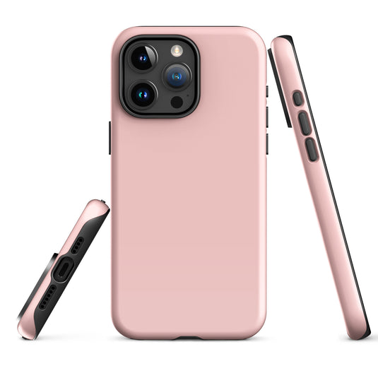 Cosmos Pink iPhone Case Hardshell 3D Wrap Thermal Plain Color CREATIVETECH