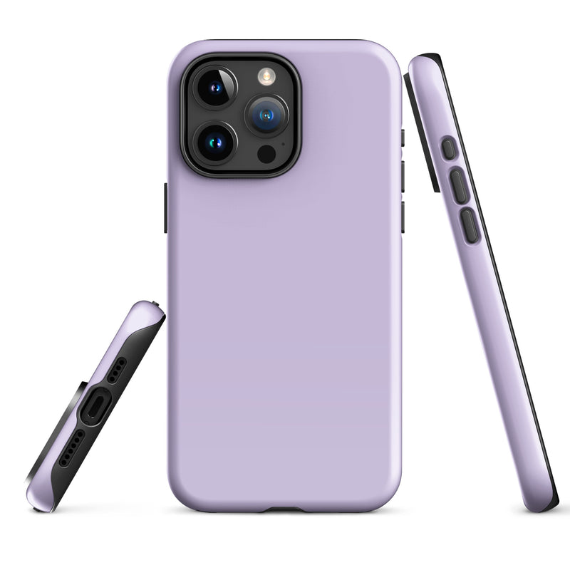 Load image into Gallery viewer, Fog Violet iPhone Case Hardshell 3D Wrap Thermal Plain Color CREATIVETECH