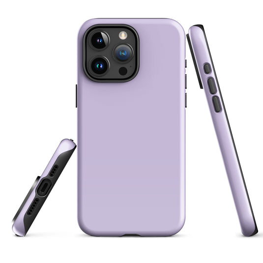 Fog Violet iPhone Case Hardshell 3D Wrap Thermal Plain Color CREATIVETECH