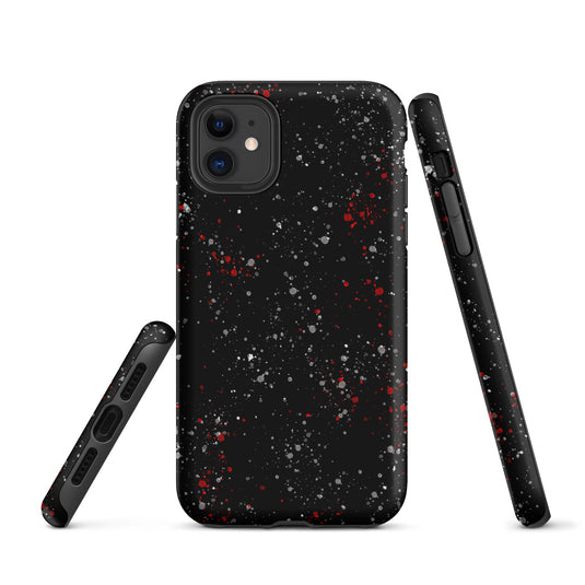 Painted Black Red White iPhone Case Hardshell 3D Wrap Thermal CREATIVETECH