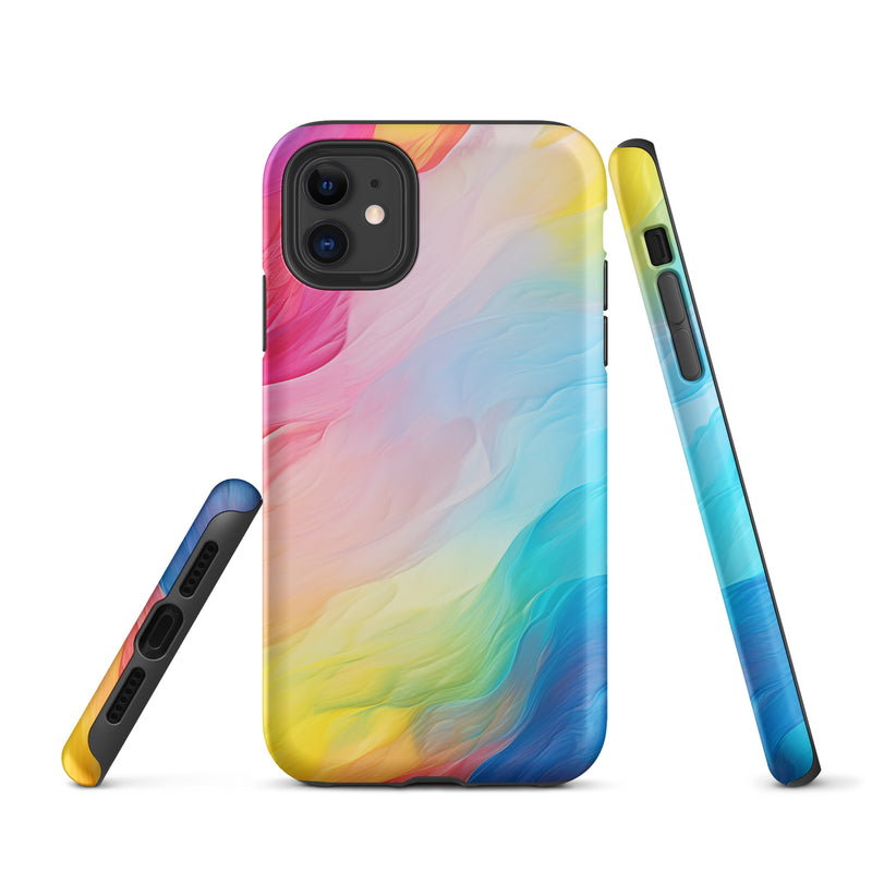 Load image into Gallery viewer, Pride Painting iPhone Case Hardshell 3D Wrap Thermal CREATIVETECH