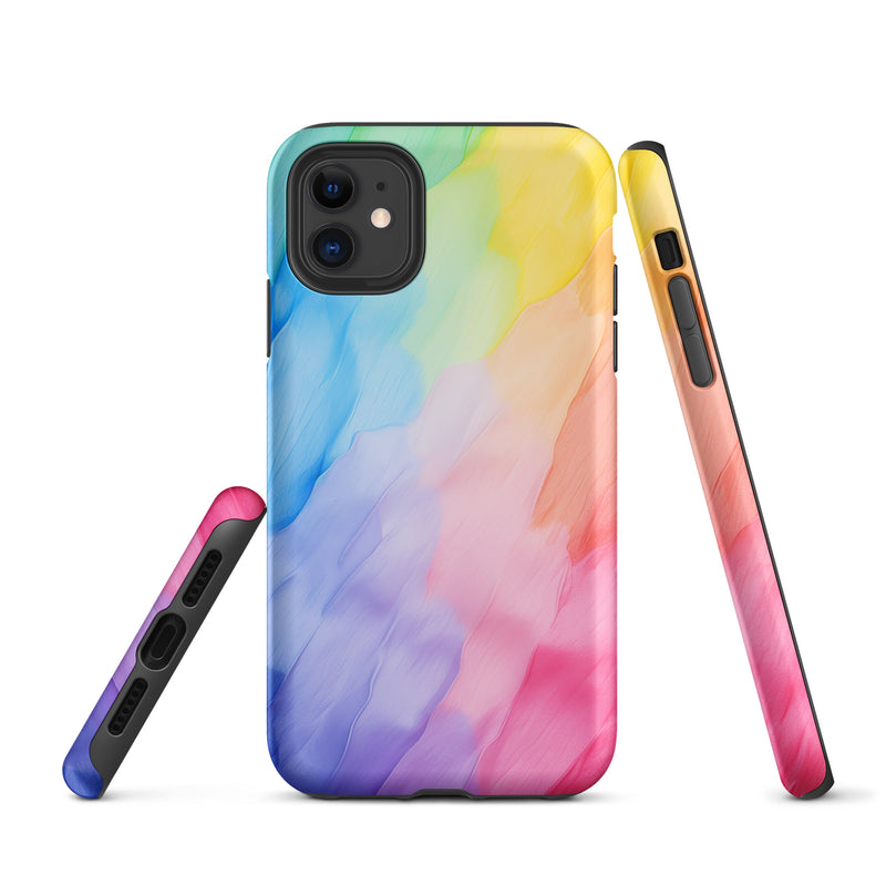 Load image into Gallery viewer, Pride Painted Polish iPhone Case Hardshell 3D Wrap Thermal CREATIVETECH
