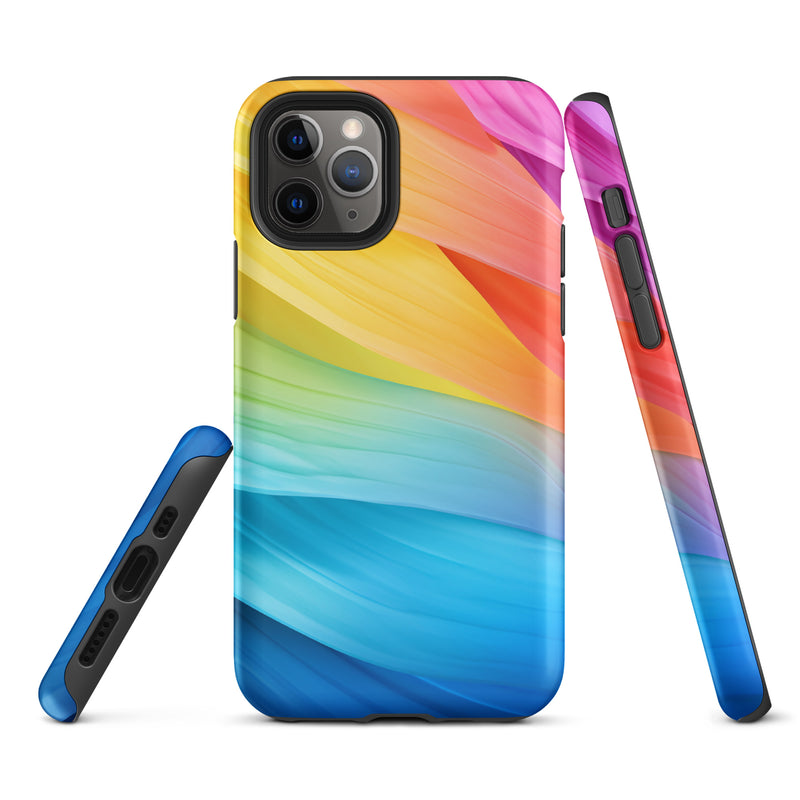 Load image into Gallery viewer, Pride Flower iPhone Case Hardshell 3D Wrap Thermal CREATIVETECH