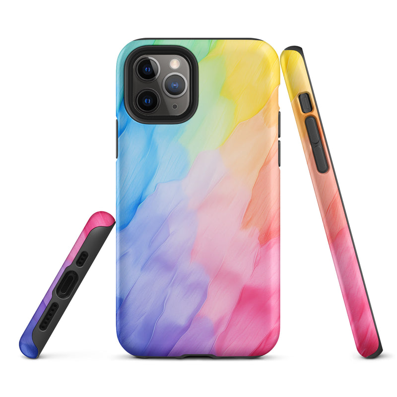 Load image into Gallery viewer, Pride Painted Polish iPhone Case Hardshell 3D Wrap Thermal CREATIVETECH
