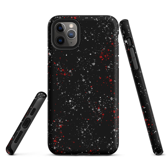 Painted Black Red White iPhone Case Hardshell 3D Wrap Thermal CREATIVETECH