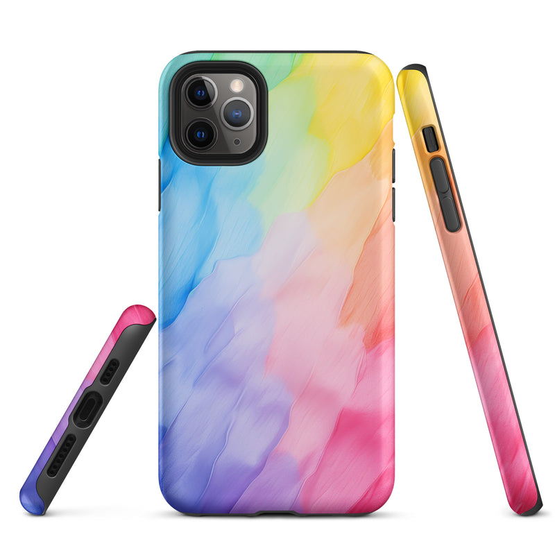 Load image into Gallery viewer, Pride Painted Polish iPhone Case Hardshell 3D Wrap Thermal CREATIVETECH
