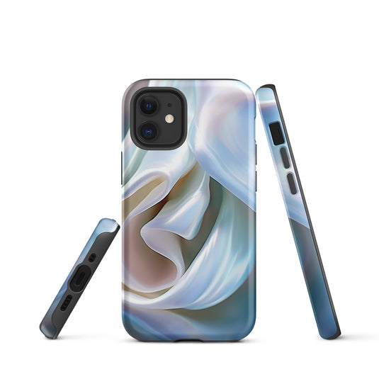 Tender White Pearl iPhone Case Hardshell 3D Wrap Thermal CREATIVETECH