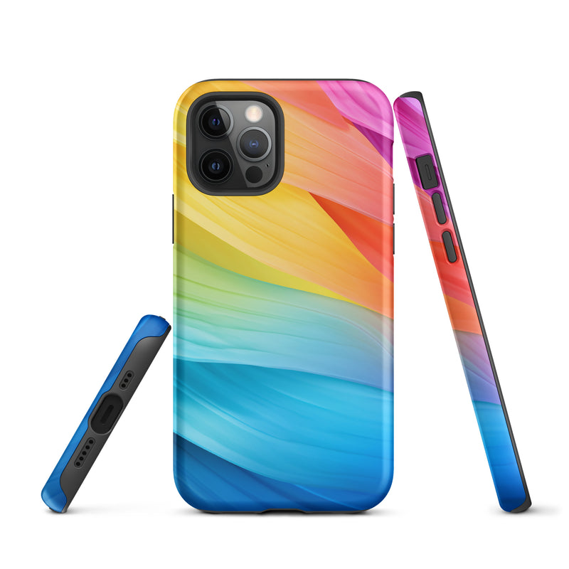 Load image into Gallery viewer, Pride Flower iPhone Case Hardshell 3D Wrap Thermal CREATIVETECH